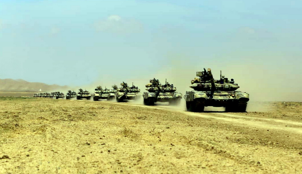 Azerbaijani army starts large-scale drills - VIDEO