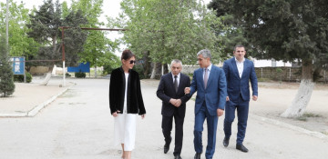 First Vice-President Mehriban Aliyeva visits Kurdakhani settlement of Baku