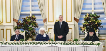 President Ilham Aliyev attended Iftar ceremony on the occasion of holy month of Ramadan