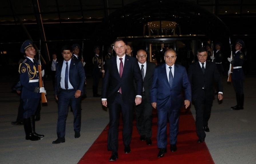 Polish President Andrzej Duda ends official visit to Azerbaijan