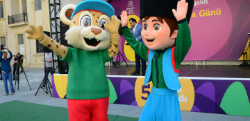 Mascots of 15th Summer European Youth Olympic Festival presented in Baku