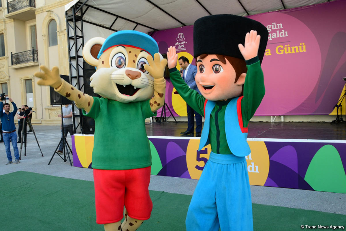 Mascots of 15th Summer European Youth Olympic Festival presented in Baku