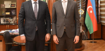 Reps of IOM Azerbaijan Mission visits Ministry of Transport, Communications and High Technologies 