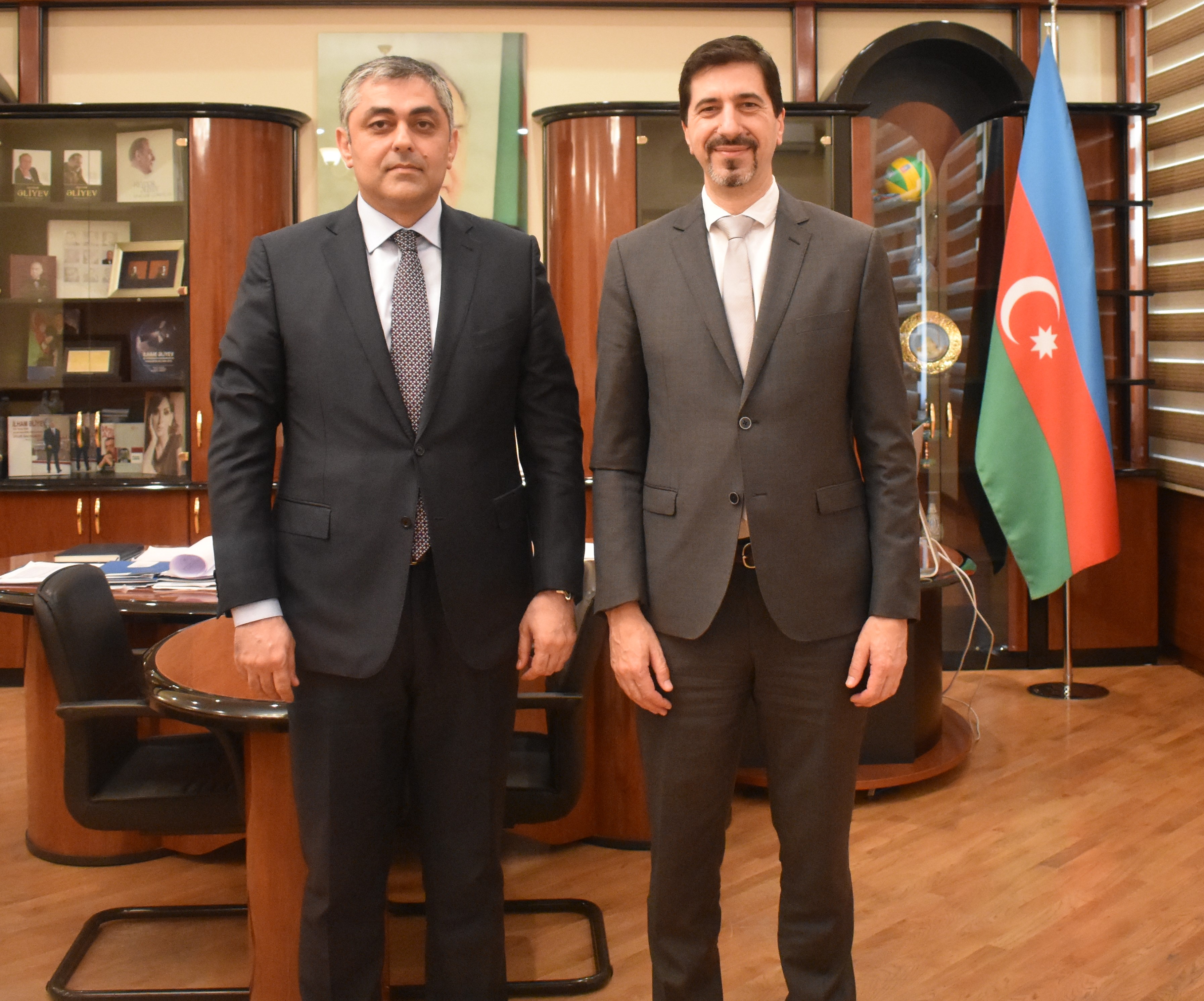 Reps of IOM Azerbaijan Mission visits Ministry of Transport, Communications and High Technologies 