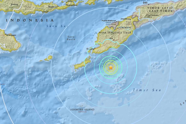 Magnitude 6.2 earthquake hits eastern Indonesia