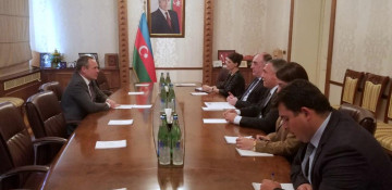 Azerbaijani FM meets Latvian envoy upon completion of his diplomatic term