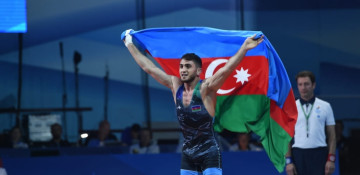 Wrestler Aliyev bags Azerbaijan’s second gold at Minsk 2019