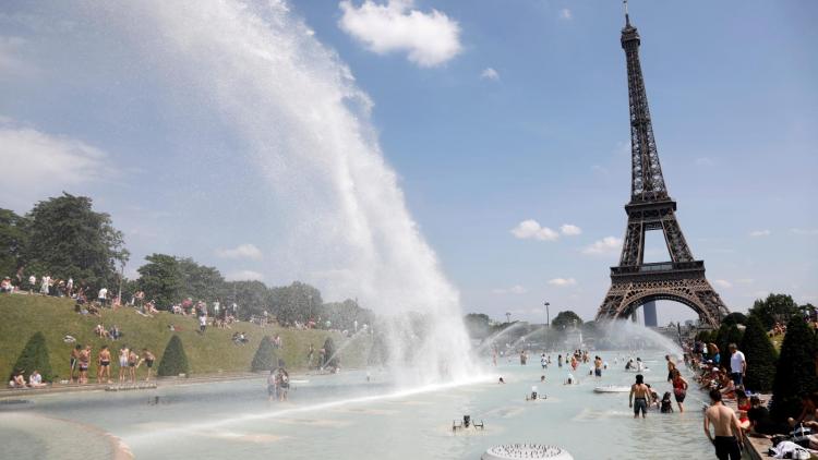 France hits record temperature of 45.8C