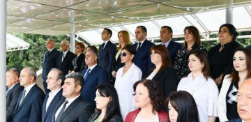 Mehriban Aliyeva attends ceremony to transfer Azerbaijan's State Security Service soldiers to reserve units