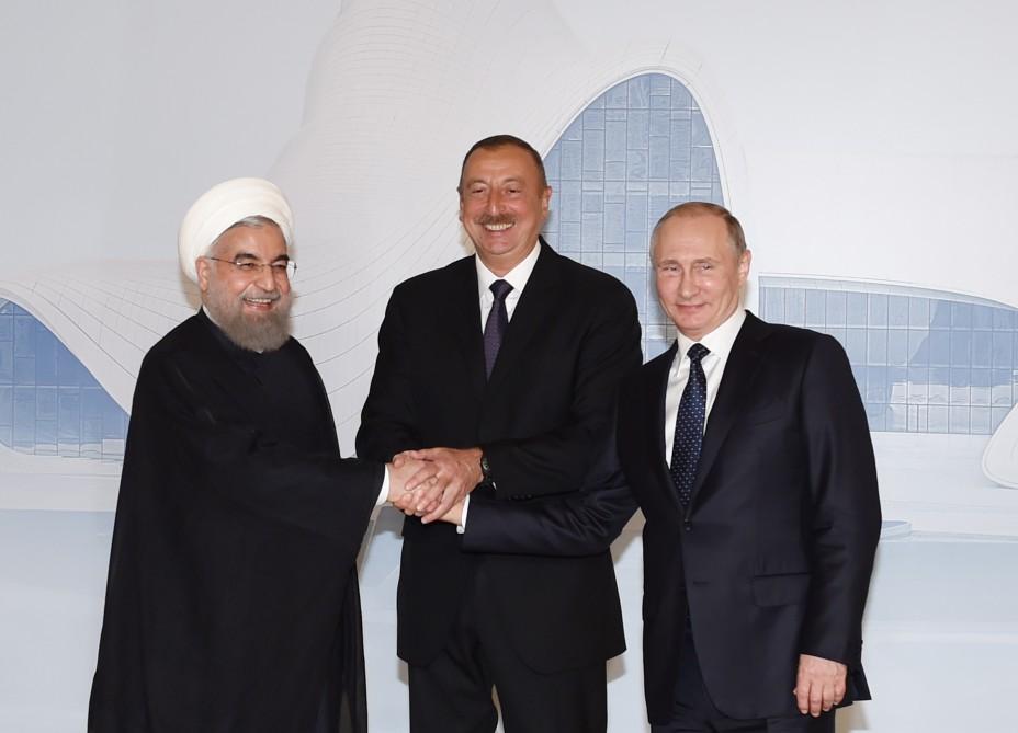 Azerbaijani, Russian, Iranian presidents expected to meet in mid-August 