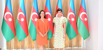 First VP Mehriban Aliyeva meets with French ambassador for Arctic and Antarctic Poles