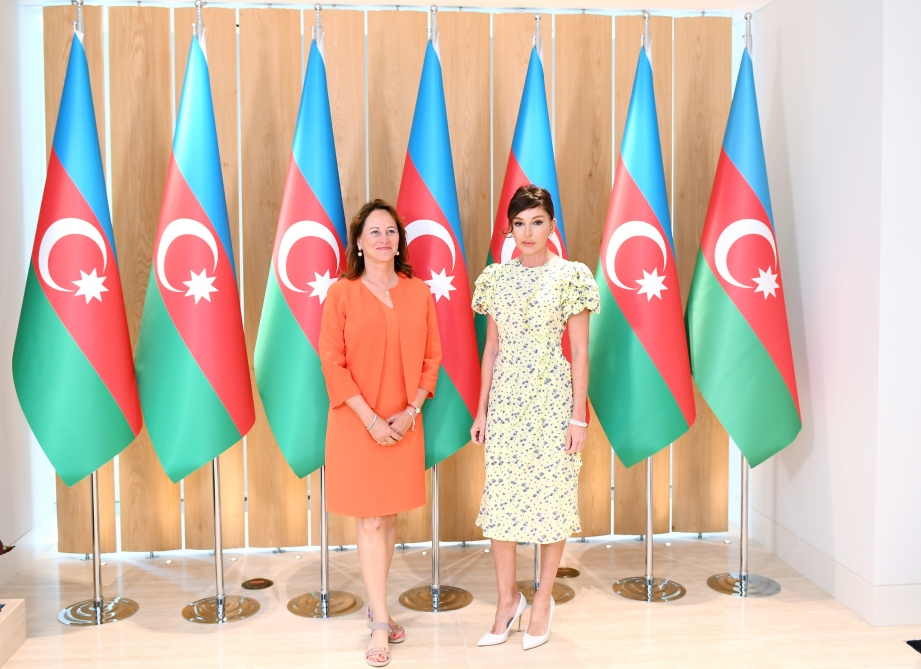 First Vice-President of Azerbaijan Mehriban Aliyeva met with French ambassador for Arctic and Antarctic Poles