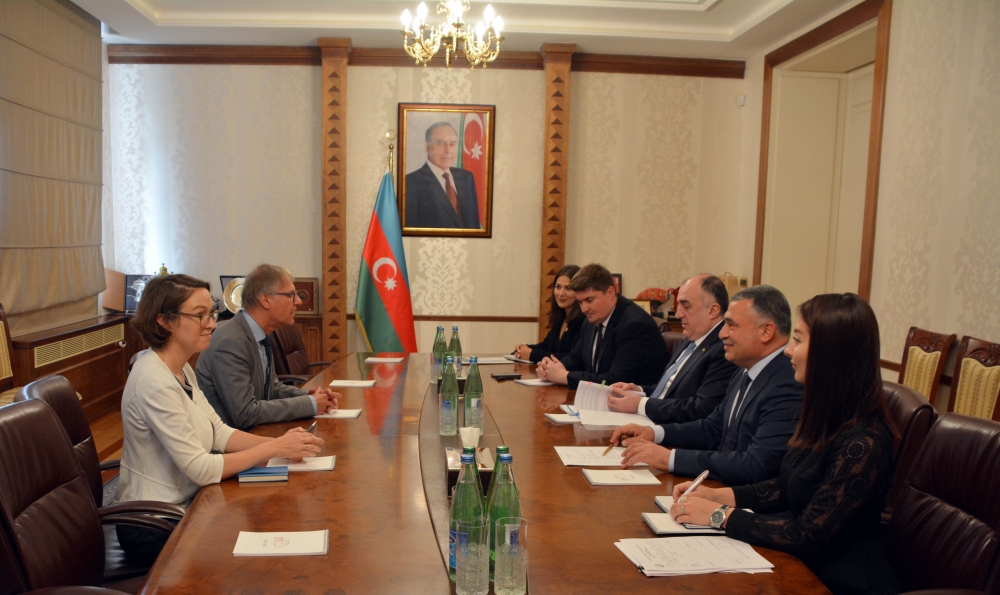 German ambassador presents copy of credentials to Azerbaijani FM