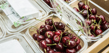 Azerbaijani sweet cherry on sale in markets of Nigeria 