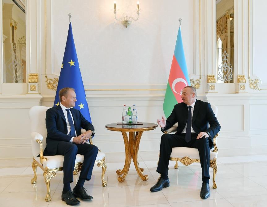 President Aliyev: EU-Azerbaijan relations based on good spirit, mutual support