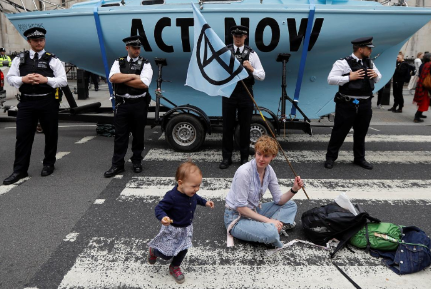Climate activists disrupt British cities with 'summer uprising'