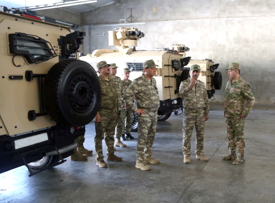 Azerbaijani defense minister inspects combat capability of military units 
