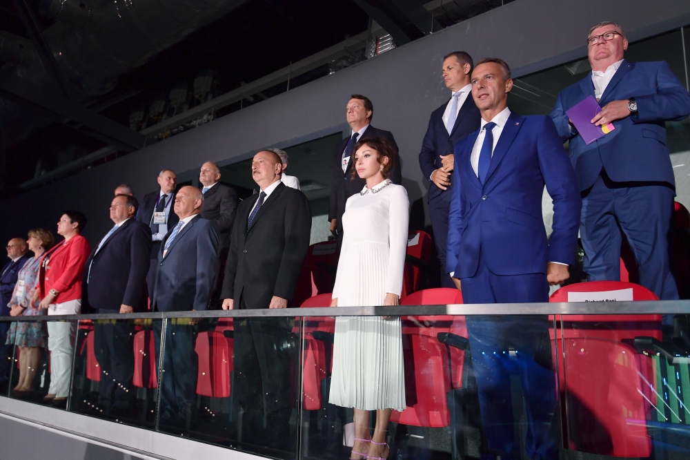 President Ilham Aliyev takes part in solemn opening ceremony of 15th Summer European Youth Olympic Festival 