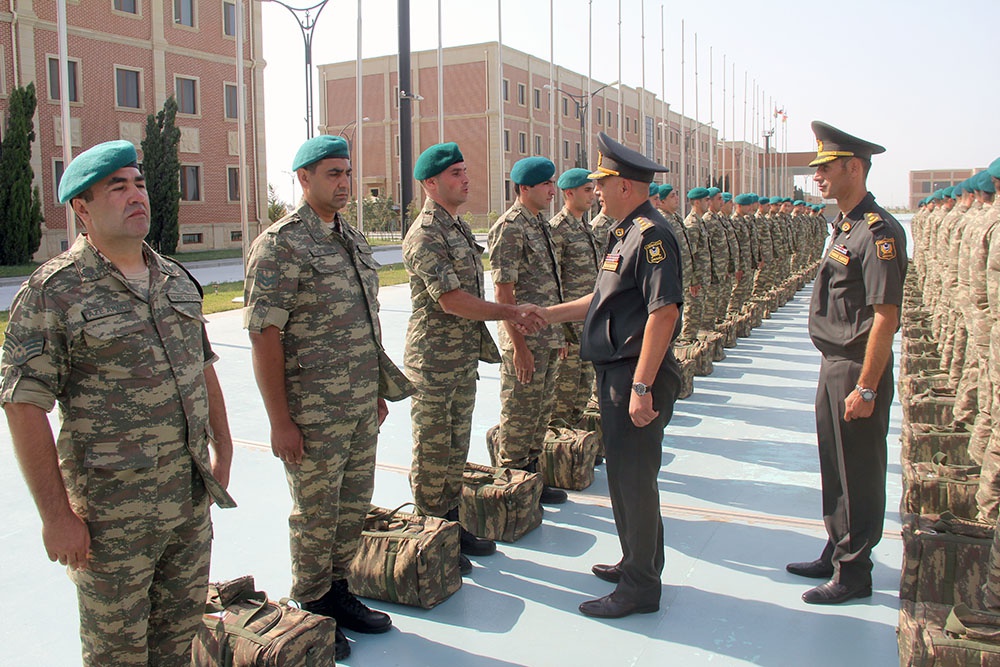 Azerbaijani peacekeepers leave for Afghanistan