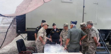 Search and rescue operations for the crashed military aircraft are being continued