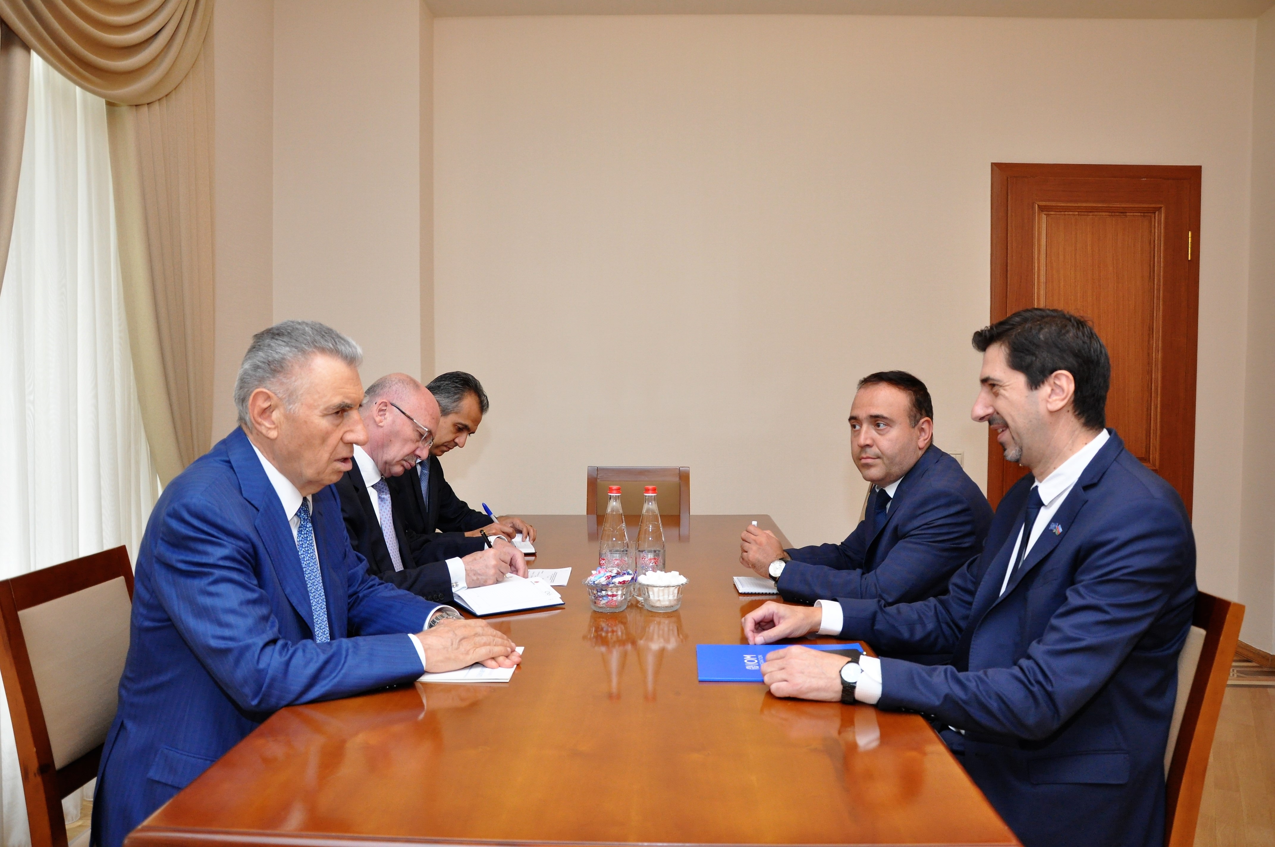 Reps of IOM Mission to Azerbaijan visit Cabinet of Ministers 