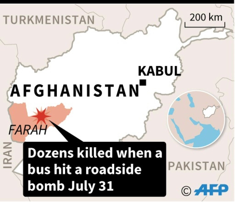 Afghanistan highway blast kills at least 35 on bus, injures 27 - UPDATED 