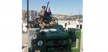 Azerbaijani State Border Service showcases fully modernized combat vehicle