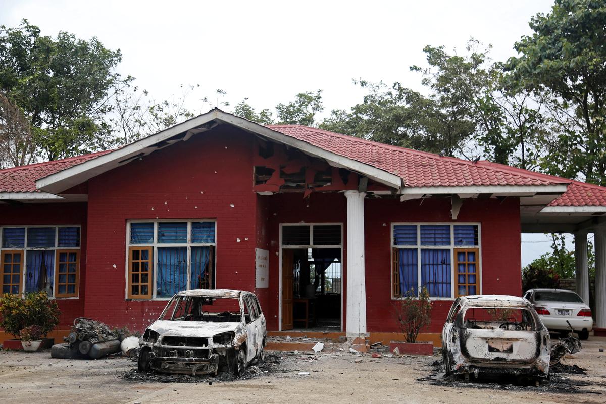 Myanmar insurgents attack elite military college, other targets; 15 killed
