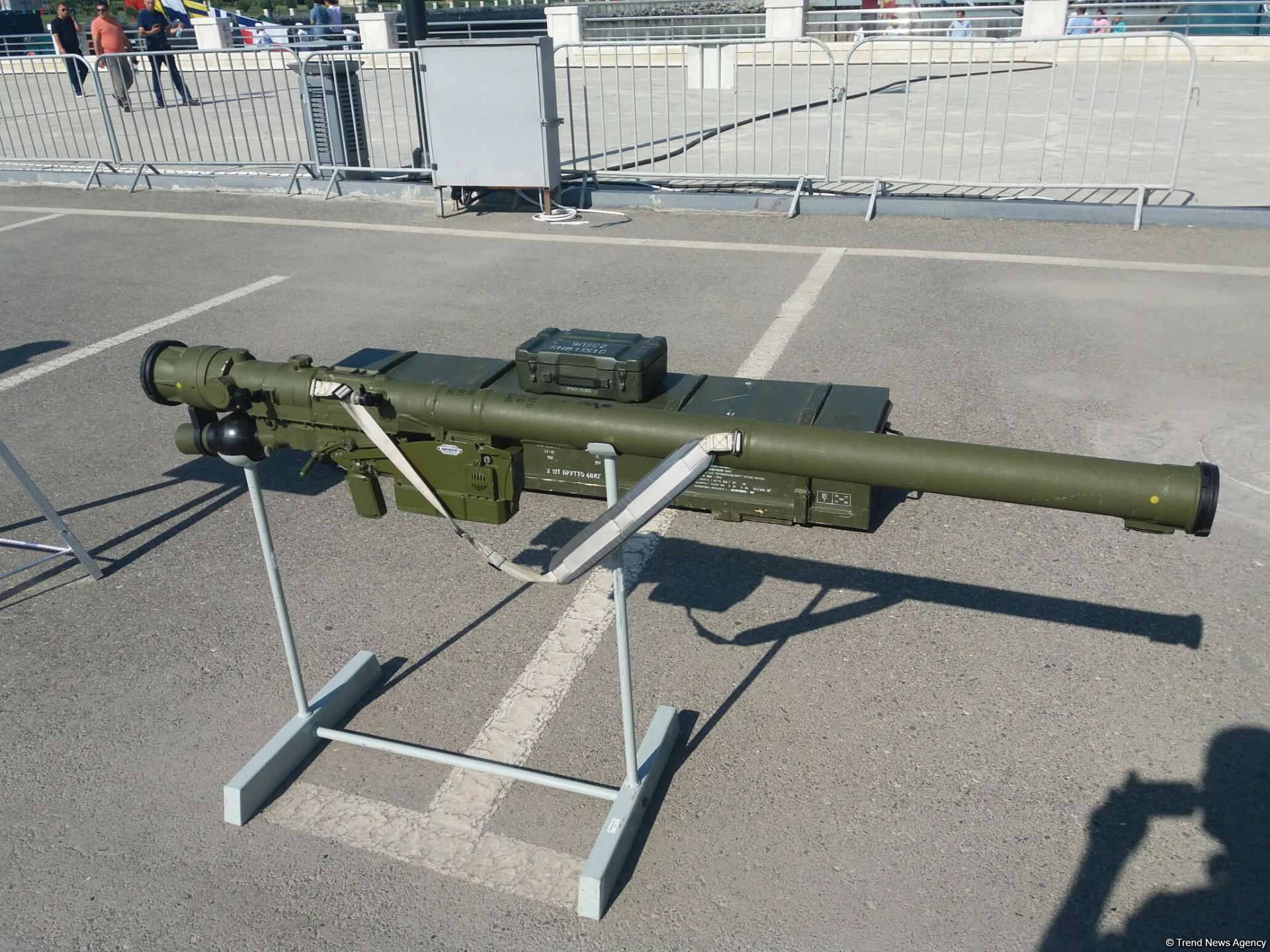 Azerbaijani SBS showcases new missile system at military exhibition in Baku (PHOTO)