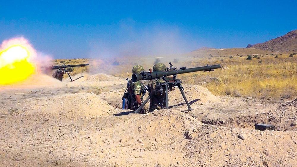 Azerbaijan’s Nakhchivan Separate Combined Arms Army holds military training