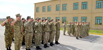 Turkish and Georgian servicemen arrive in Baku to participate in 