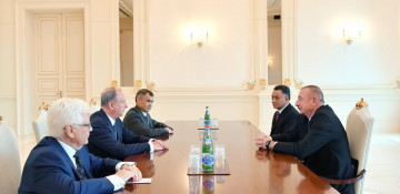 President Ilham Aliyev received delegation led by secretary of Russian Security Council
