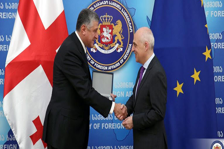 Georgian FM presented with medal of 100th Anniversary of the Diplomatic Service Bodies of Azerbaijan”