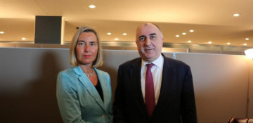 Azerbaijani FM meets with EU High Representative
