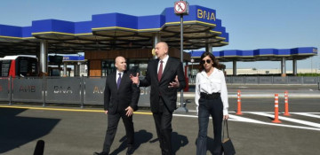 Azerbaijani President and first lady inaugurated Koroglu Transport Exchange Center of Baku Transport Agency