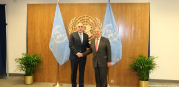 Elmar Mammadyarov met with UN Secretary General Antonio Guterres