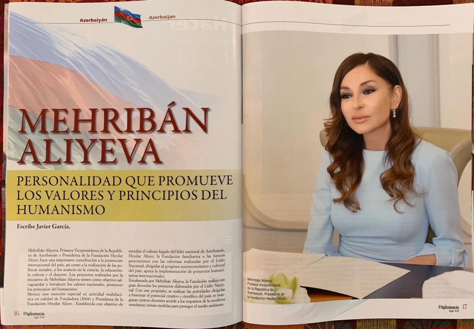 Spanish magazine hails multifaceted activities of Azerbaijani First Vice-President