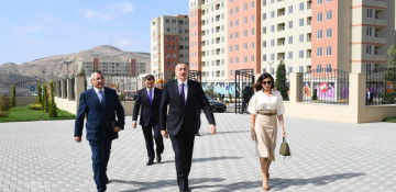 President Ilham Aliyev inaugurated Gobu Park-2 residential complex for IDPs in Garadagh district 