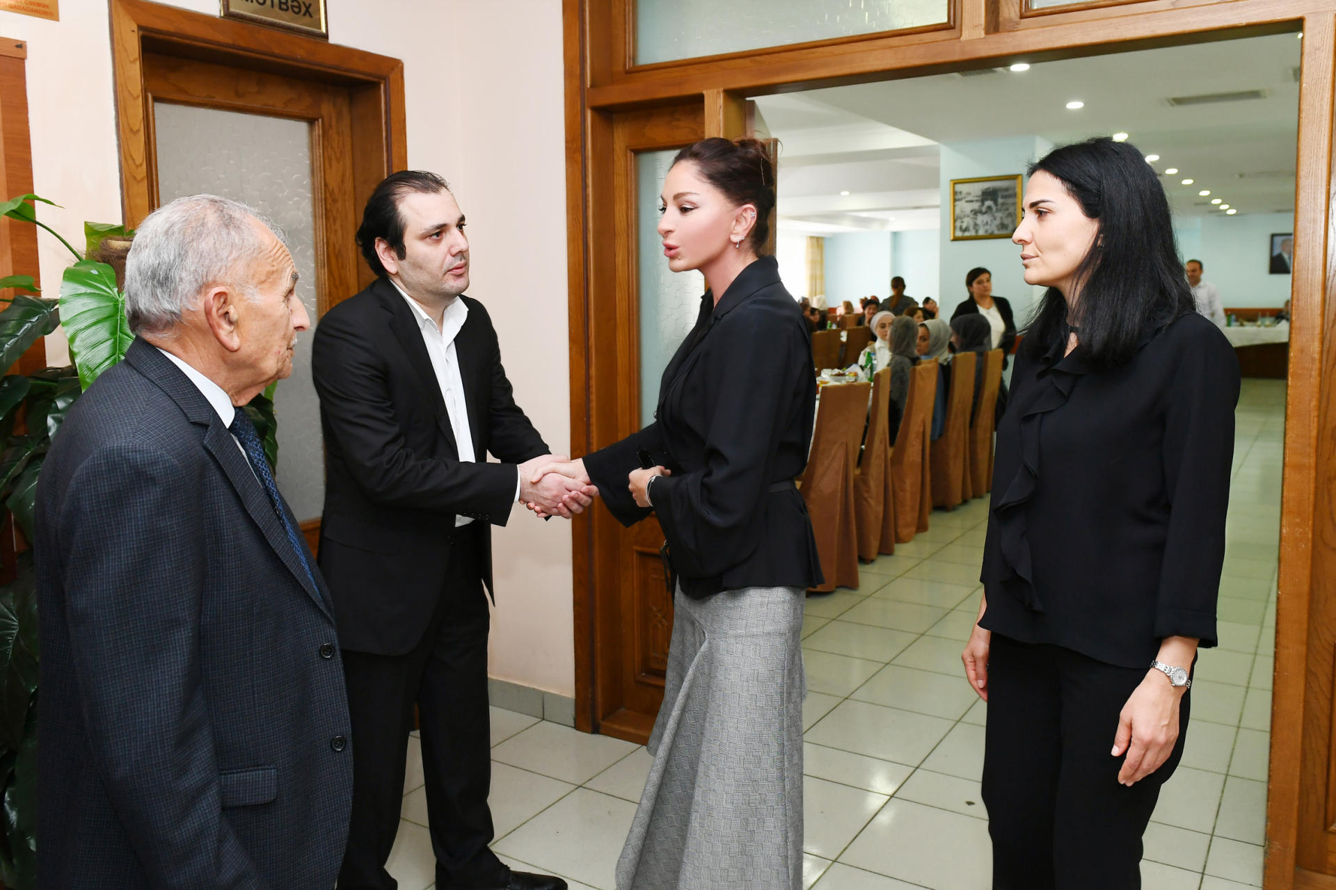 Azerbaijani First VP Mehriban Aliyeva attends mourning ceremony of prominent scientist Vasim Mammadaliyev