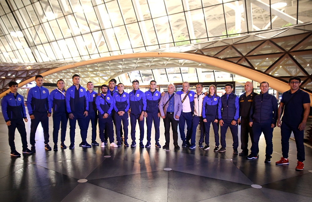 Azerbaijan’s CSKA athletes leave for 7th Military World Games