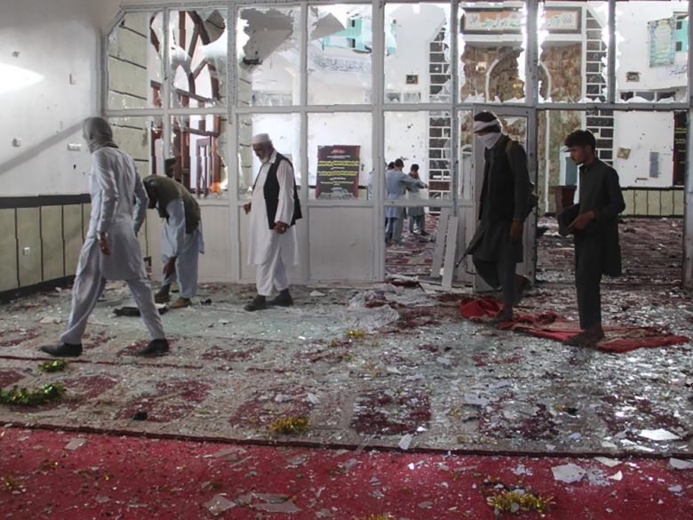 Bomb kills at least 29 and wounds more than 100 inside mosque in eastern Afghanistan