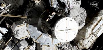U.S. astronauts embark on the first all-female spacewalk
