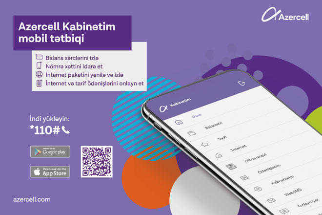 “Kabinetim” application of Azercell now updated!