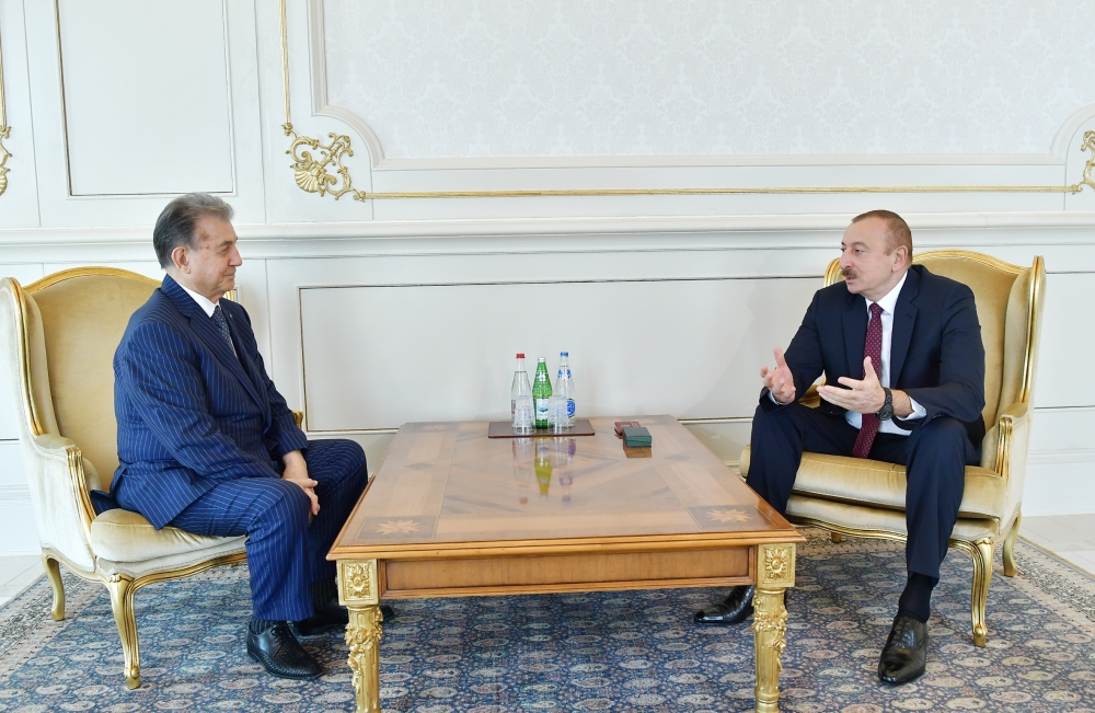 President Ilham Aliyev receives academician Akif Alizade 