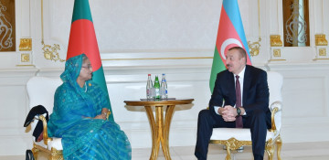President Ilham Aliyev received Prime Minister of Bangladesh Sheikh Hasina
