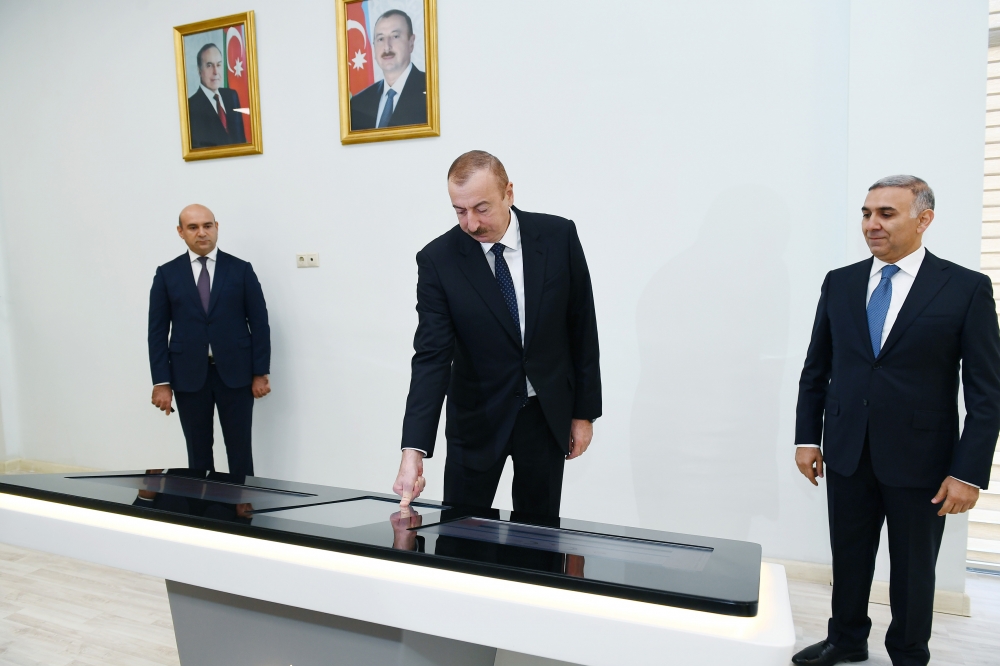 President Ilham Aliyev launches newly renovated “Gabala” power substation