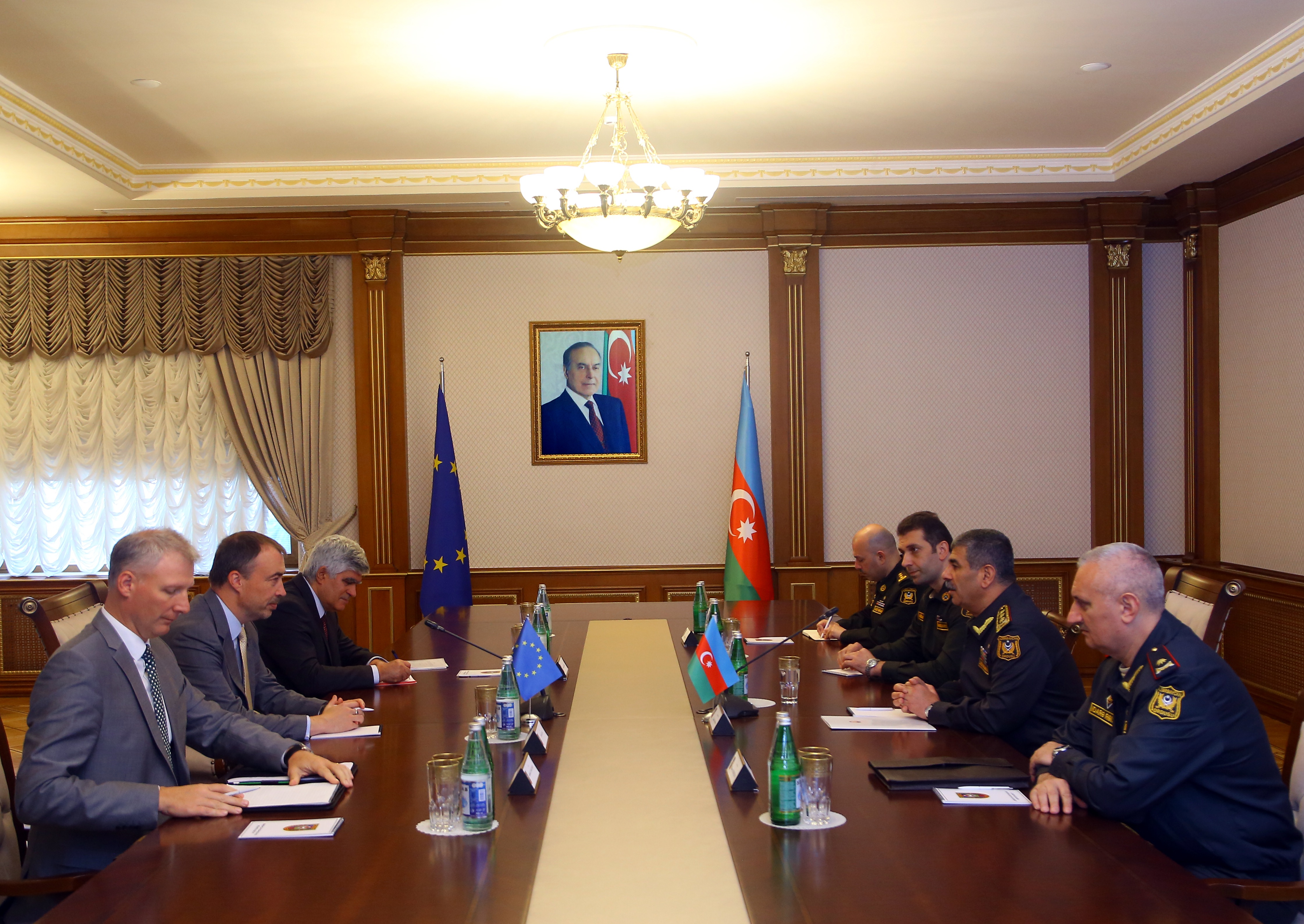 Azerbaijani defense minister meets EU special representative