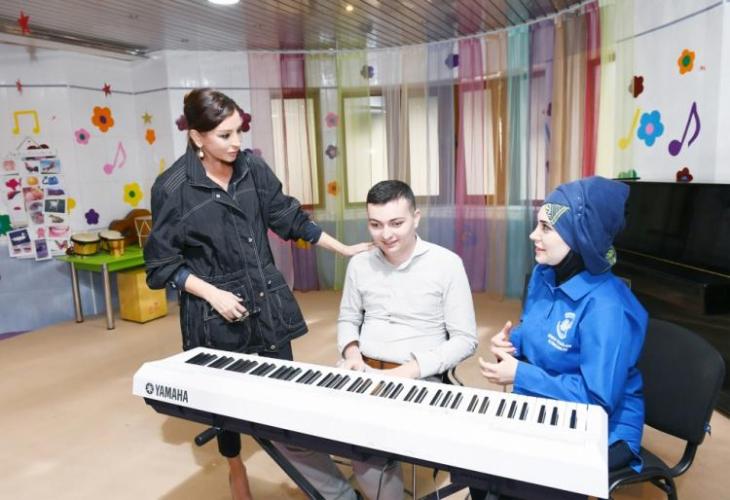 First Vice-President Mehriban Aliyeva visited Rehabilitation Center for children with autism in Baku
