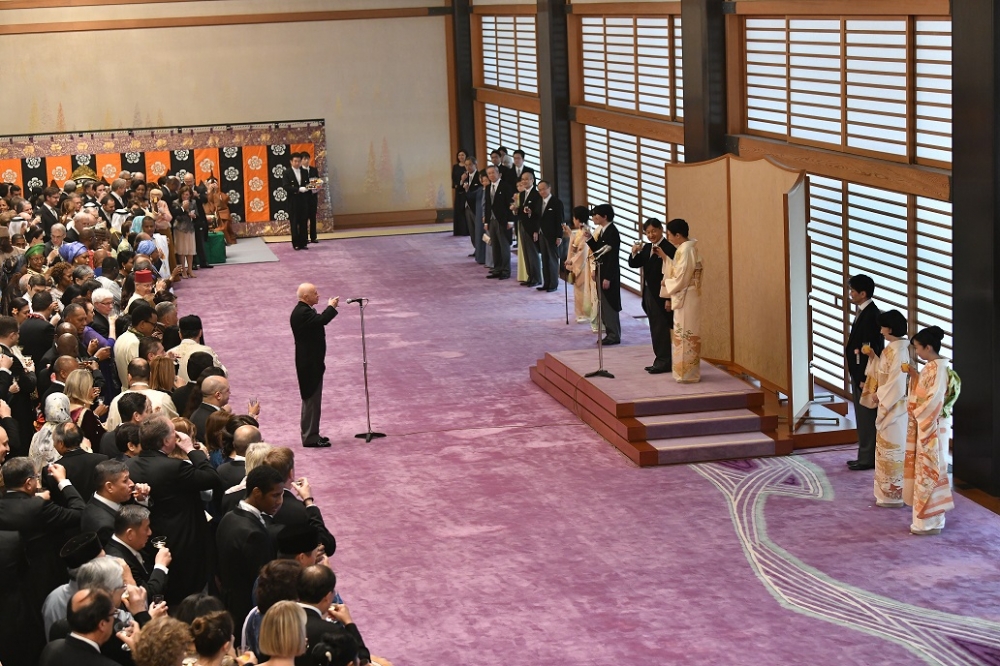 Azerbaijani charge d'Affaires attends reception in honor of enthronement of Japanese Emperor Naruhito