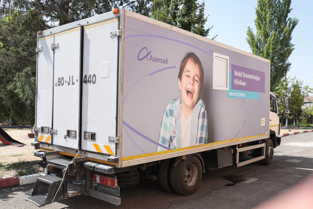 Mobile Dental Clinic of Azercell continues to organize free medical examinations